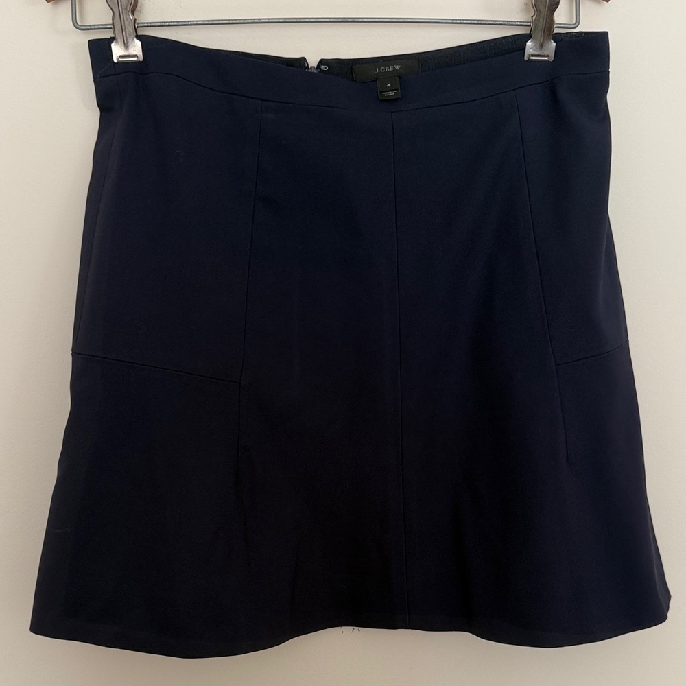 J. Crew Navy Skirt